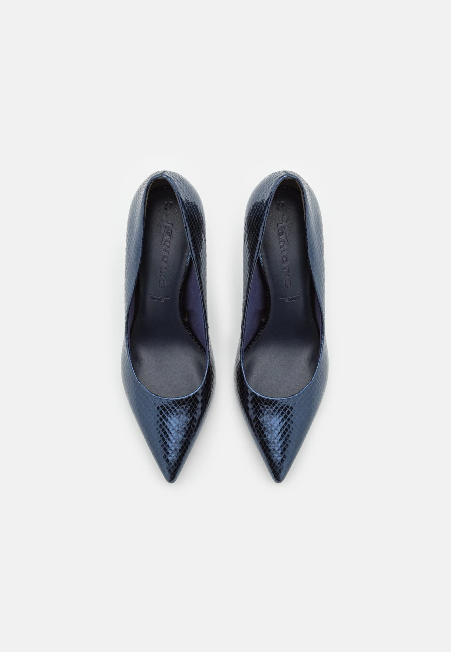 Tamaris Klassieke Pumps - Navy Metallic 6 Tamaris Klassieke Pumps - Navy Metallic - Afbeelding 6