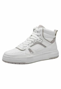 Tamaris Fashletics- Sneakers Hoog - White Lt Grey -Tamaris Verkoopwinkel 04bbe6abe36740faa3c55bc36e643745