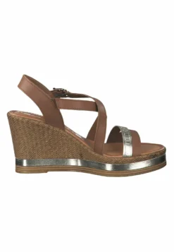 Tamaris Sandalen Met Plateauzool - Cuoio Lt.Gold -Tamaris Verkoopwinkel 0744e27c51a84d49ab66e9a6598b95f7
