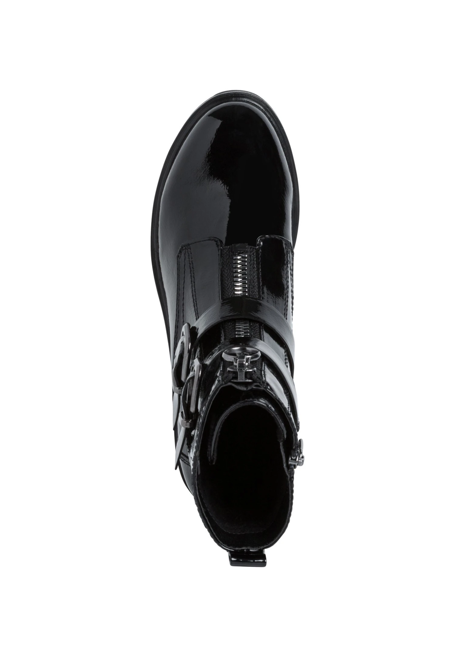 Tamaris Cowboy-/Bikerlaarsjes - Black Patent 3 Tamaris Cowboy-/Bikerlaarsjes - Black Patent - Afbeelding 3