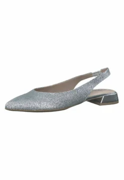 Tamaris Slingback Ballerina´S - Silver -Tamaris Verkoopwinkel 12531e67136e4bdea252054635b726e0