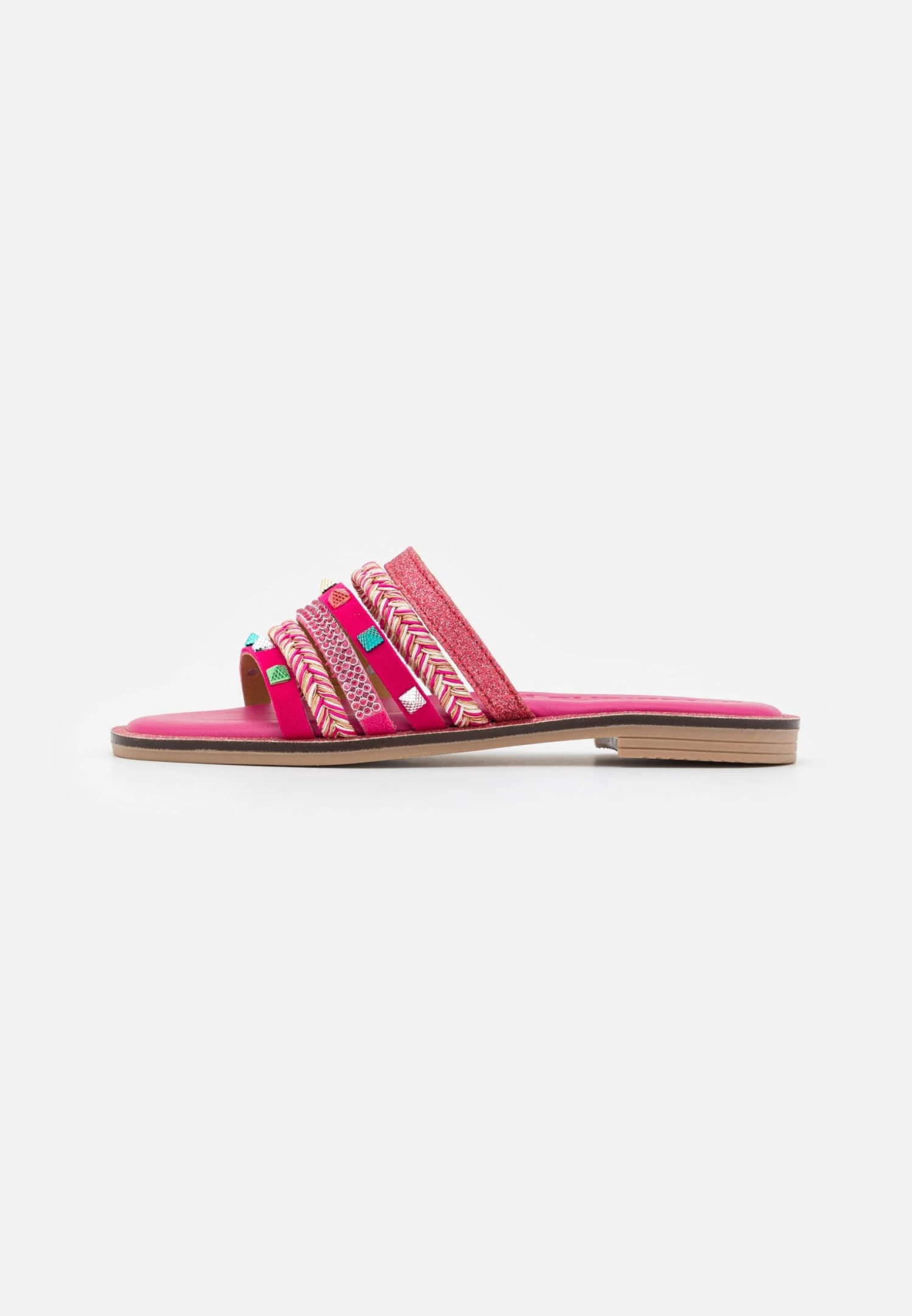 Tamaris Muiltjes - Fuxia Multicolor 2 Tamaris Muiltjes - Fuxia Multicolor - Afbeelding 2