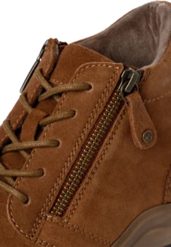 Tamaris Comfort- Enkellaarsjes Met Plateauzool - Cognac -Tamaris Verkoopwinkel 16dfbad864e841fe888a271fa0282e5b