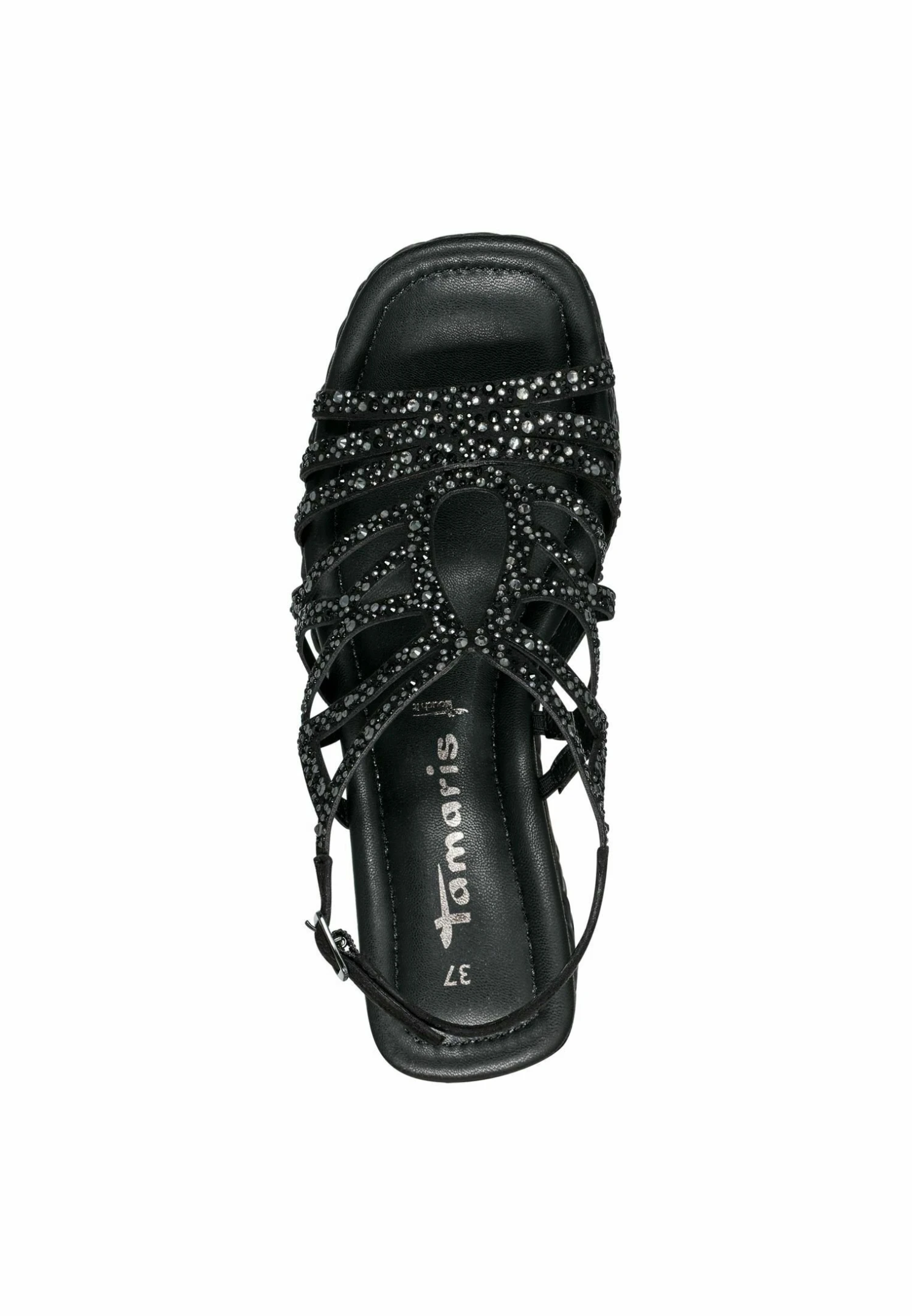 Tamaris Sandalen Met Sleehak - Black 3 Tamaris Sandalen Met Sleehak - Black - Afbeelding 3