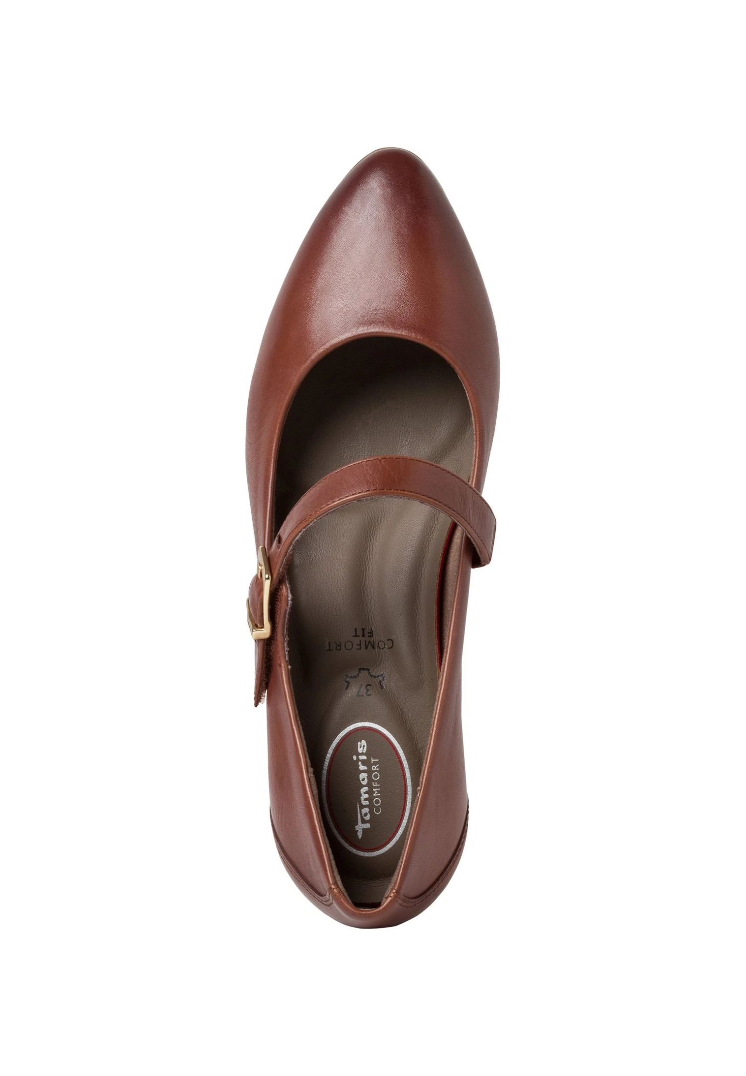 Tamaris Comfort - Klassieke Pumps - Cognac 4 Tamaris Comfort - Klassieke Pumps - Cognac - Afbeelding 4