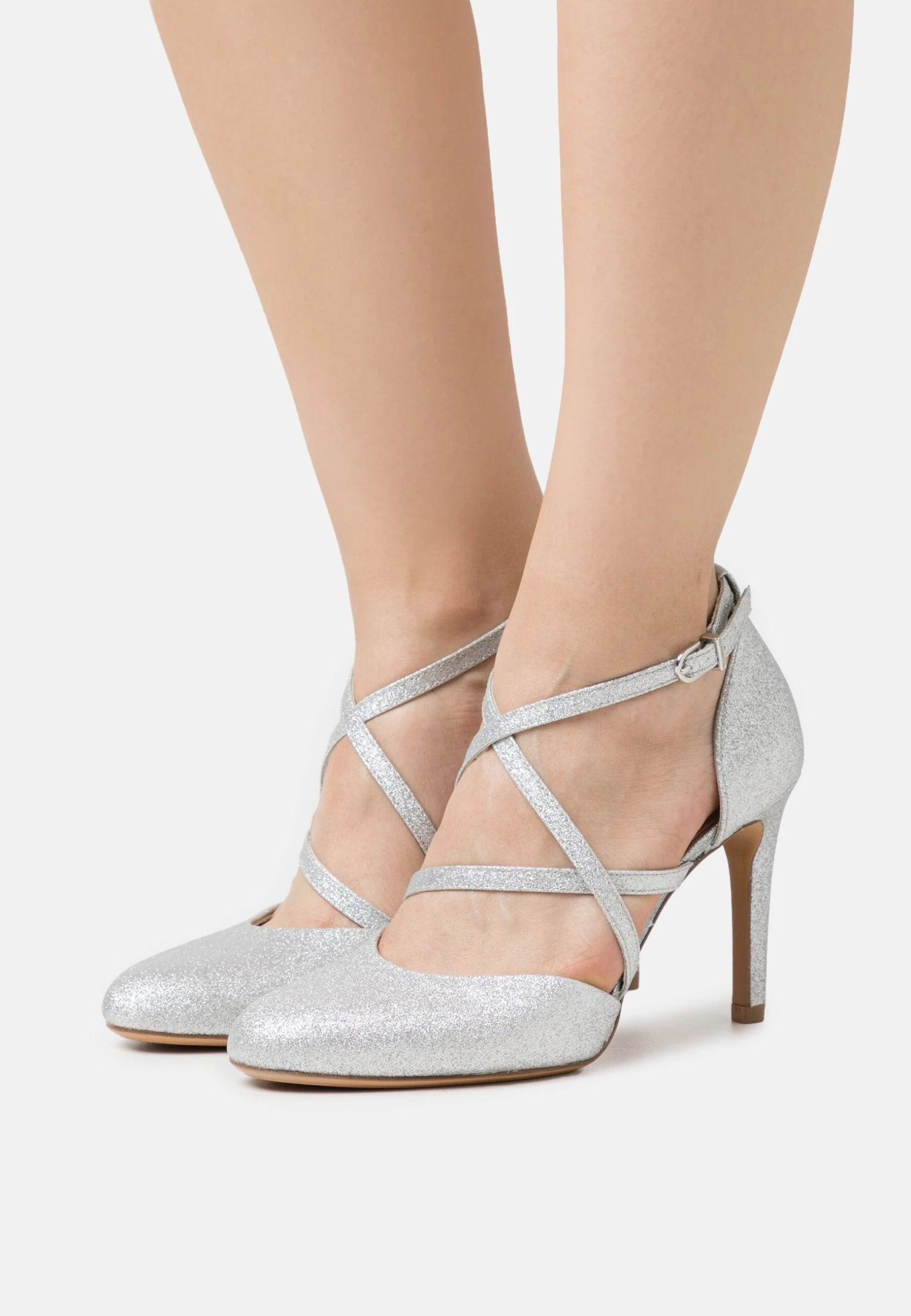 Tamaris Hoge Hakken - Silver Glam 1 Tamaris Hoge Hakken - Silver Glam