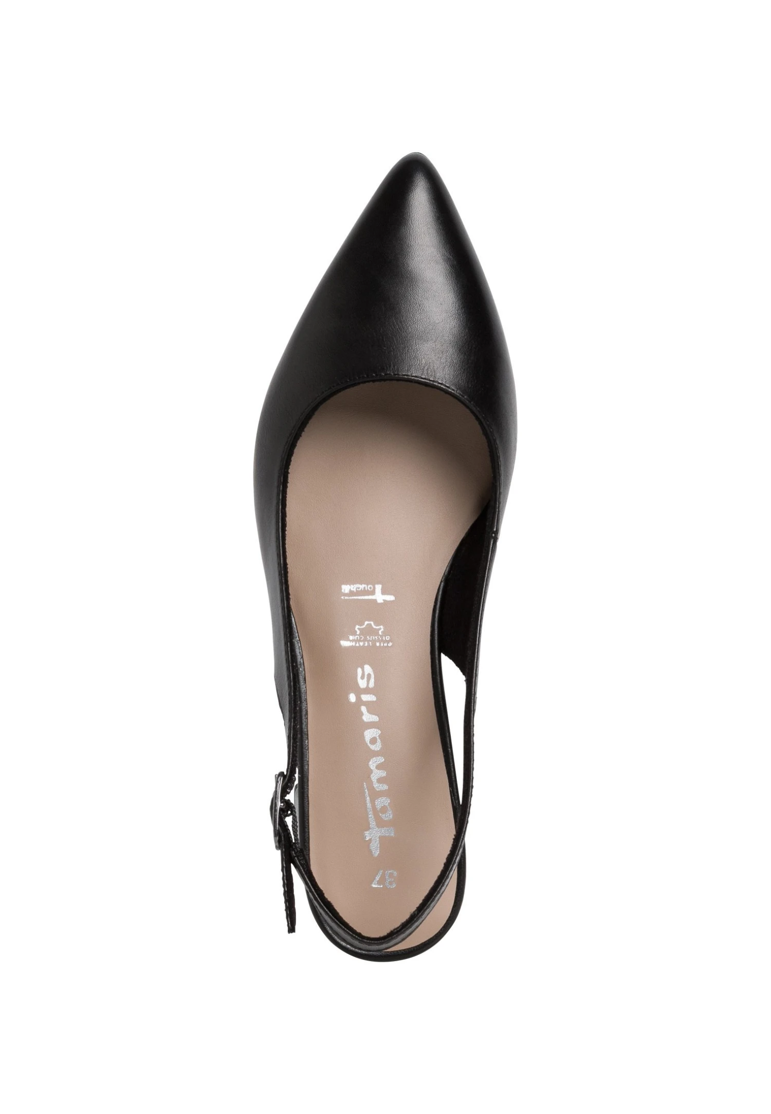 Tamaris Klassieke Pumps - Black Leather 3 Tamaris Klassieke Pumps - Black Leather - Afbeelding 3