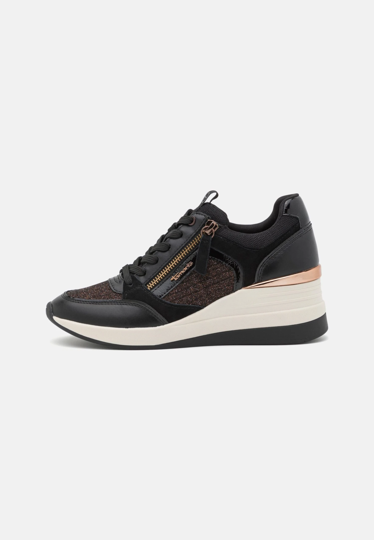 Tamaris Sneakers Laag - Black/Copper 2 Tamaris Sneakers Laag - Black/Copper - Afbeelding 2