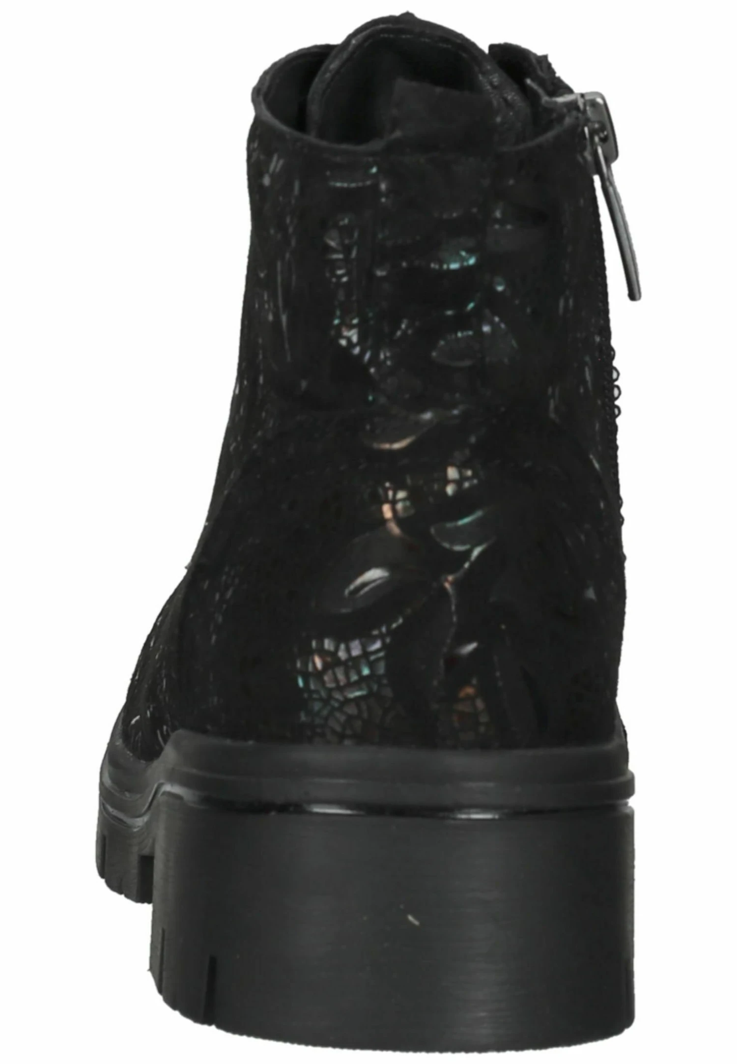 Tamaris Comfort - Korte Laarzen - Black Flower 4 Tamaris Comfort - Korte Laarzen - Black Flower - Afbeelding 4