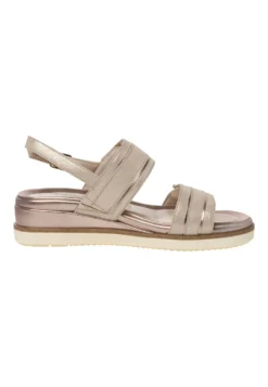 Tamaris Pure Relax - Sandalen Met Sleehak - Champagne Sued -Tamaris Verkoopwinkel 1ef1cfa0d36e443f84ca92dd11ac5a70