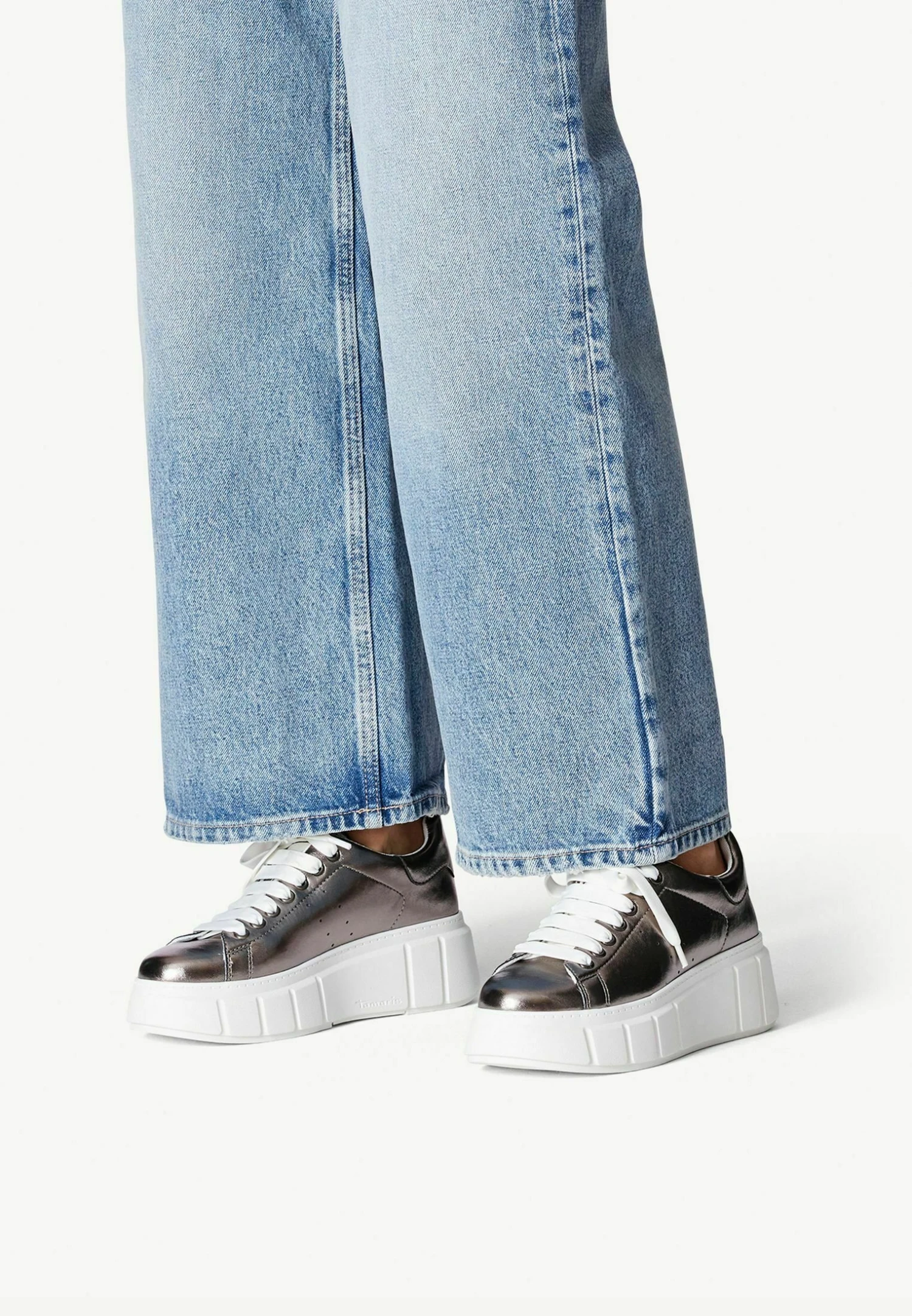 Tamaris Sneakers Laag - Pewter 1 Tamaris Sneakers Laag - Pewter