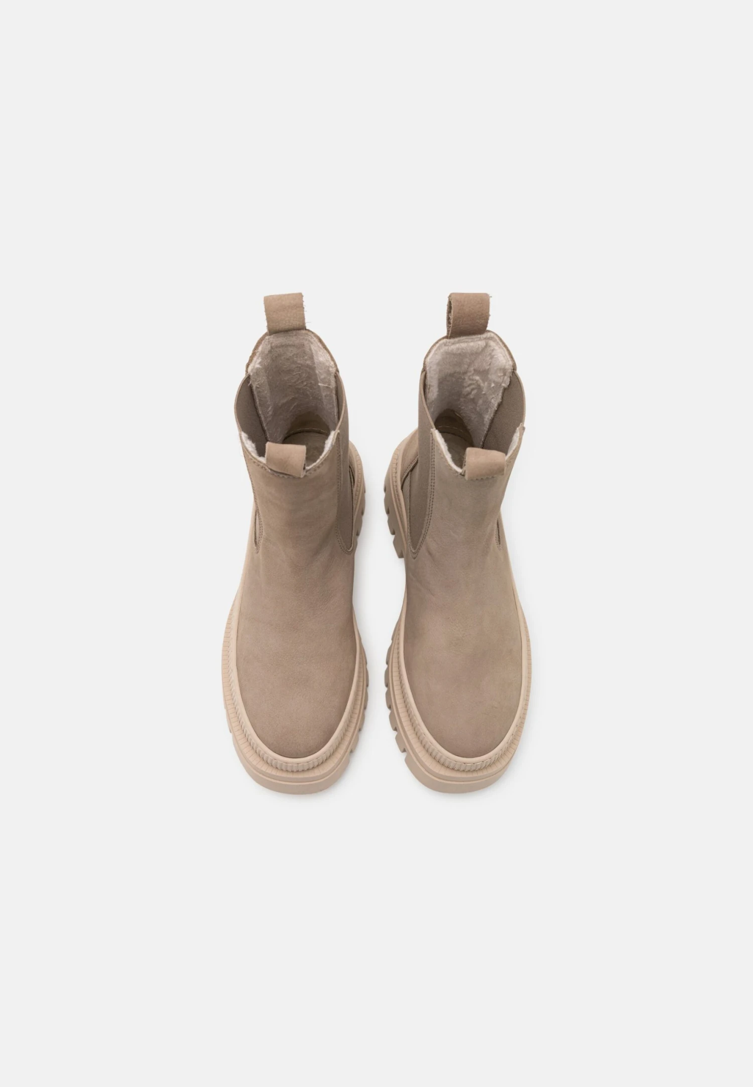 Tamaris Enkellaarsjes Met Plateauzool - Taupe 6 Tamaris Enkellaarsjes Met Plateauzool - Taupe - Afbeelding 6