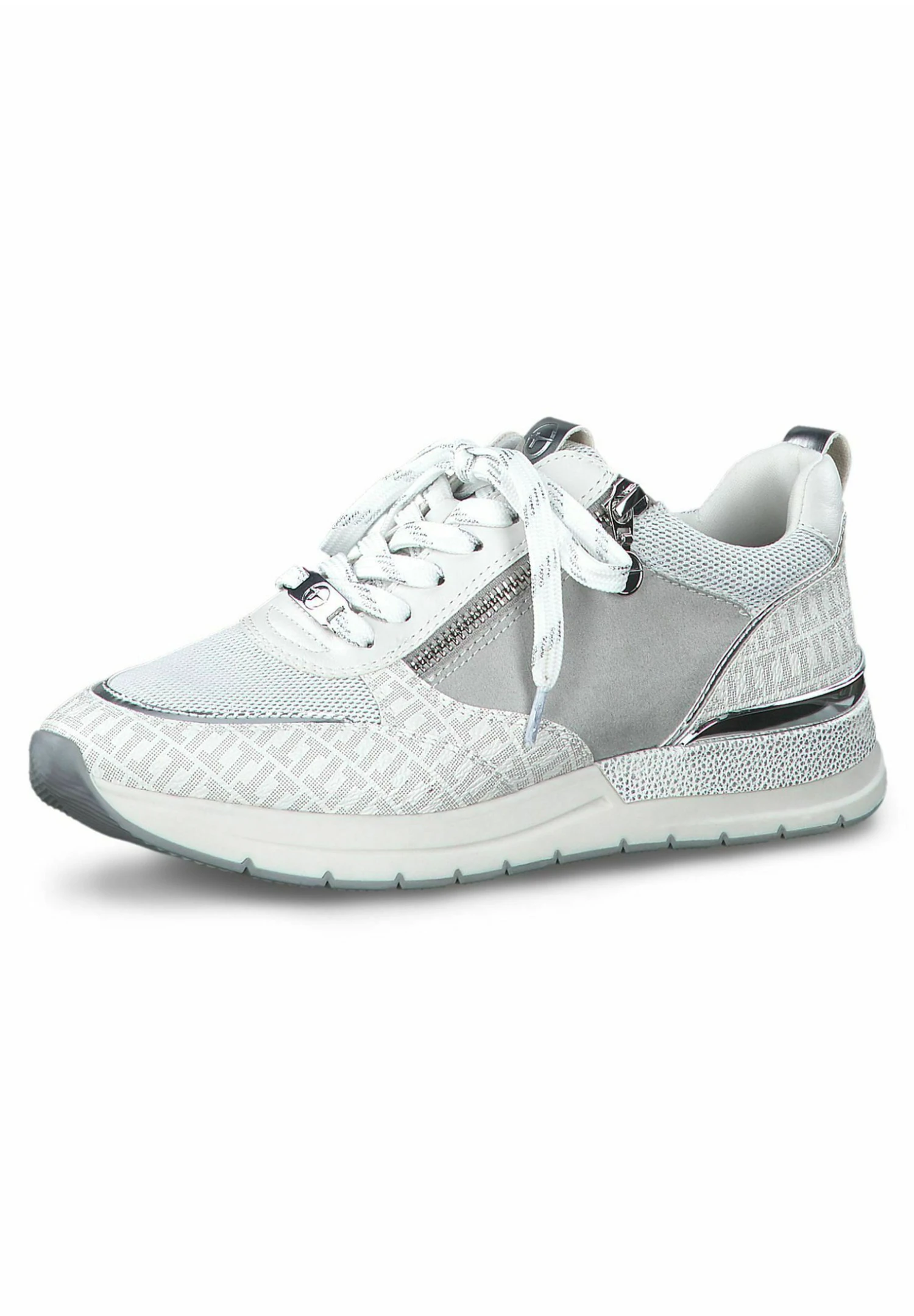 Tamaris Sneakers Laag - White Lt Grey 2 Tamaris Sneakers Laag - White Lt Grey - Afbeelding 2