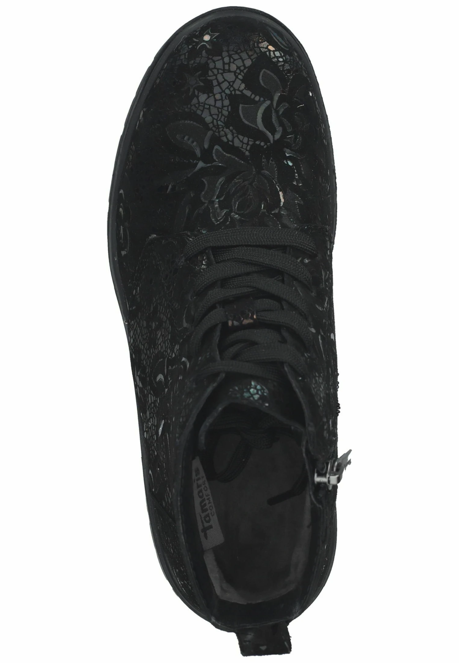 Tamaris Comfort - Korte Laarzen - Black Flower 3 Tamaris Comfort - Korte Laarzen - Black Flower - Afbeelding 3