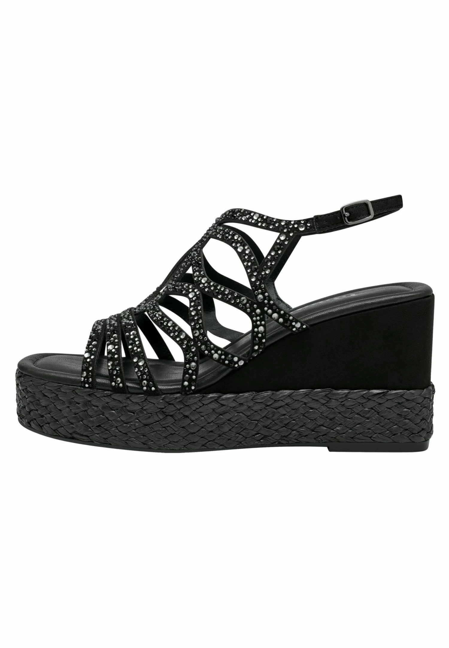 Tamaris Sandalen Met Sleehak - Black 1 Tamaris Sandalen Met Sleehak - Black