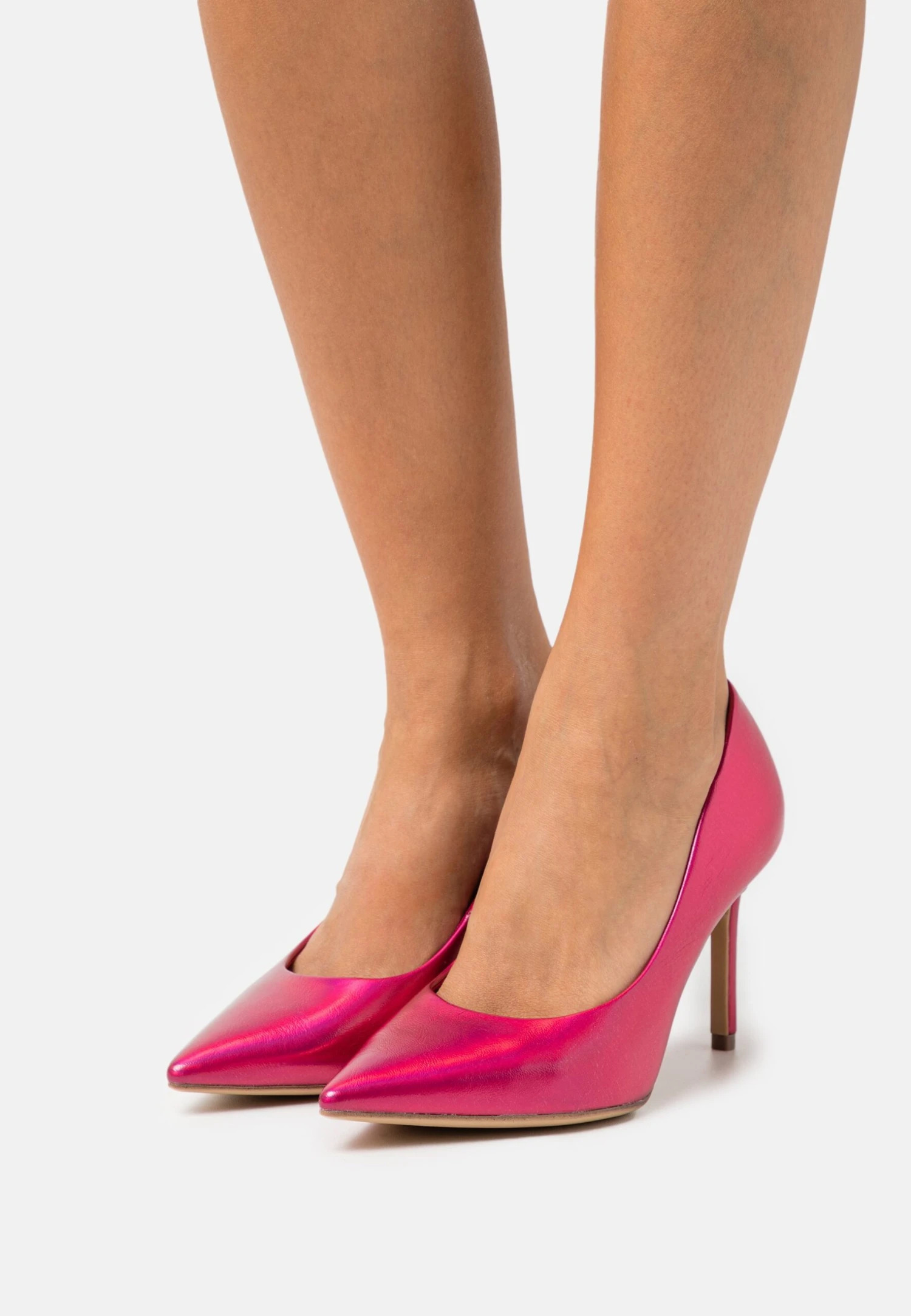 Tamaris Hoge Hakken - Fuxia Metallic 1 Tamaris Hoge Hakken - Fuxia Metallic