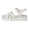 Tamaris Comfort - Sandalen Met Plateauzool - White Silver