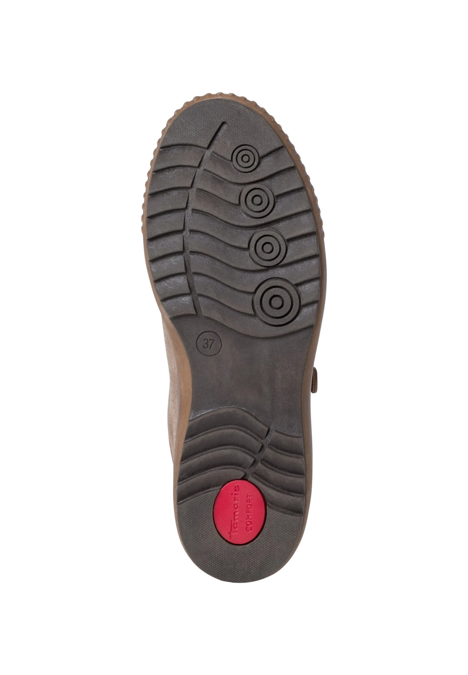 Tamaris Comfort- Sportieve Veterschoenen - Taupe 4 Tamaris Comfort- Sportieve Veterschoenen - Taupe - Afbeelding 4