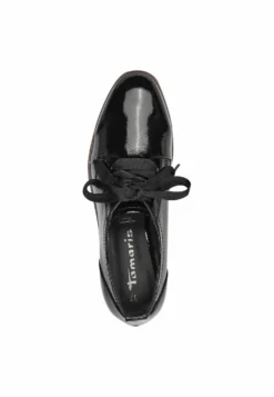Tamaris Veterschoenen - Black Matt -Tamaris Verkoopwinkel 28fa7de14d1c402bbde17cf66fe03116