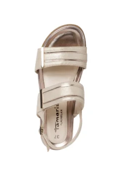 Tamaris Pure Relax - Sandalen Met Sleehak - Champagne Sued -Tamaris Verkoopwinkel 29a0d127816341e4b6f729f7257643ab