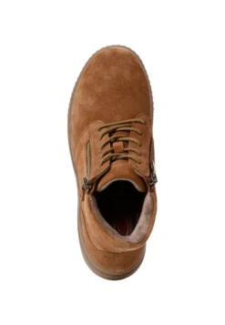 Tamaris Comfort- Enkellaarsjes Met Plateauzool - Cognac -Tamaris Verkoopwinkel 2a5ed7d5cb8a429a902e66864671ddb8