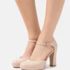 Tamaris Plateaupumps - Nude