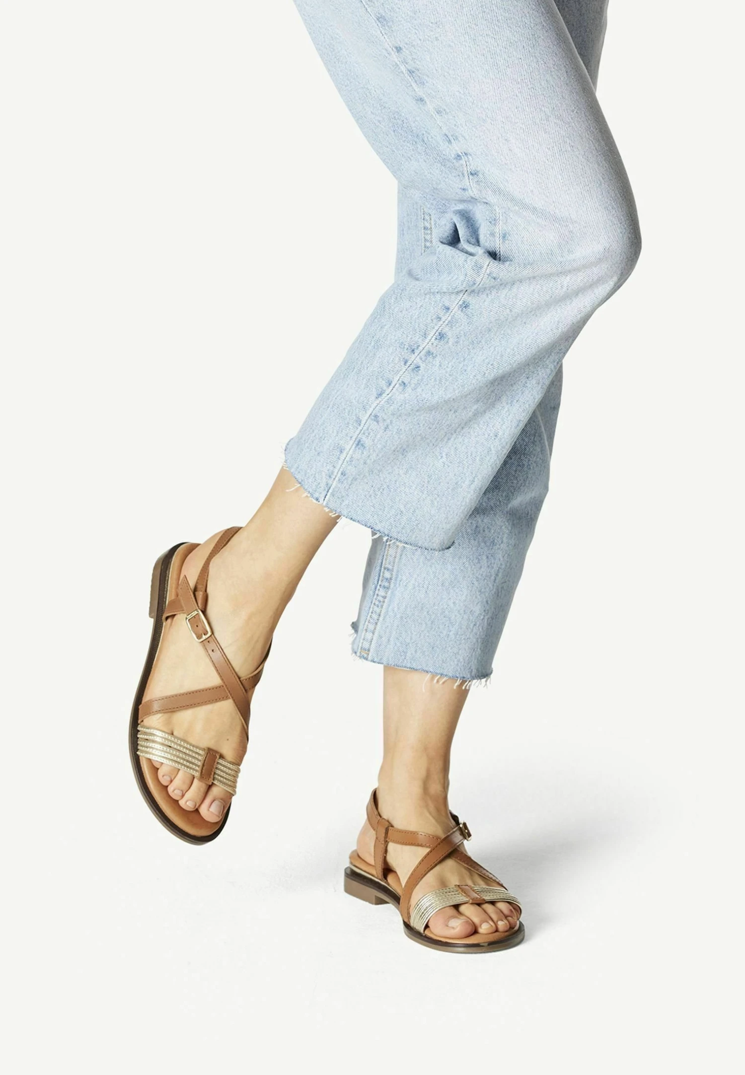 Tamaris Sandalen - Cuoio Gold 1 Tamaris Sandalen - Cuoio Gold