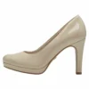 Tamaris Plateaupumps - Beige Patent