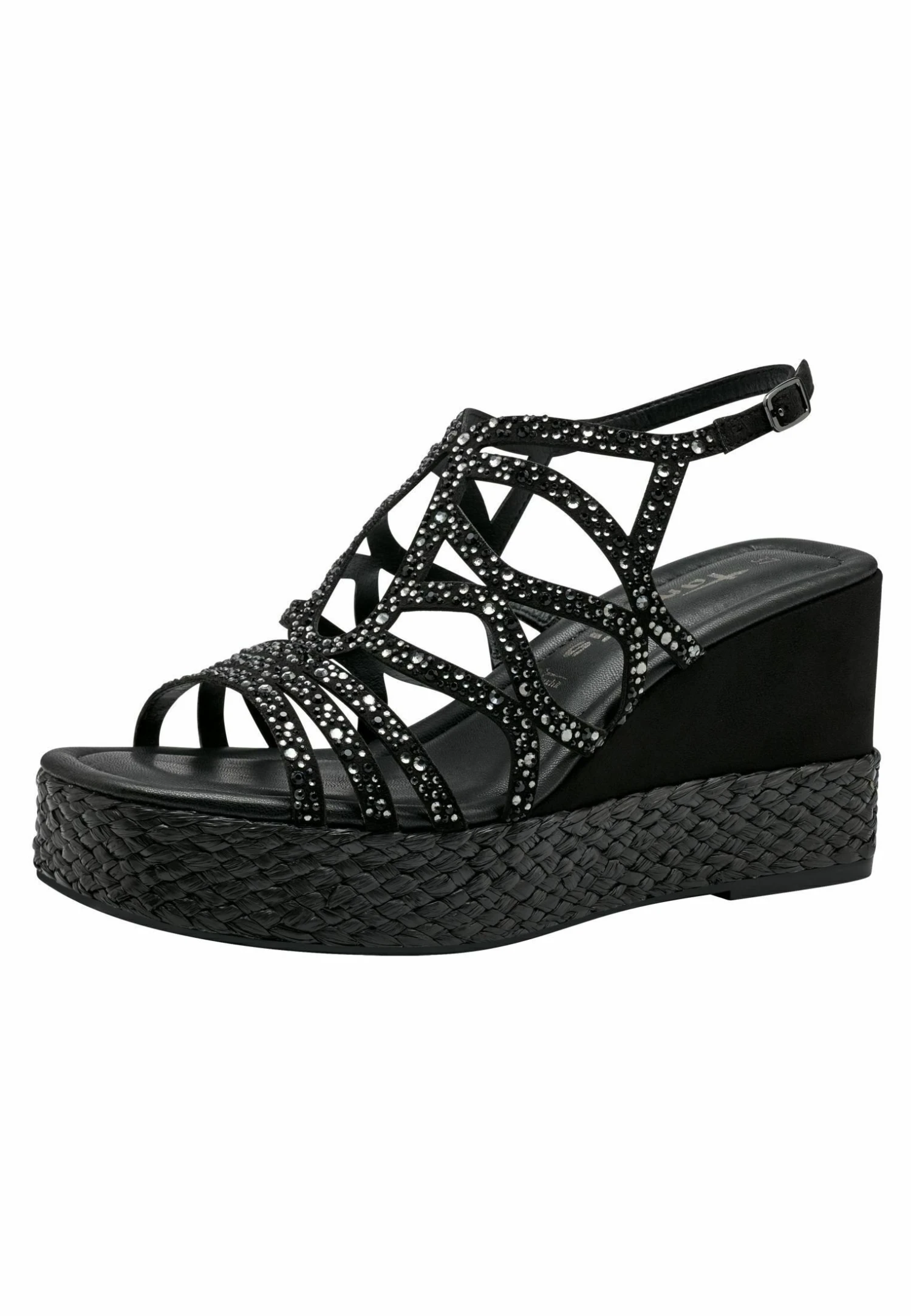 Tamaris Sandalen Met Sleehak - Black 2 Tamaris Sandalen Met Sleehak - Black - Afbeelding 2