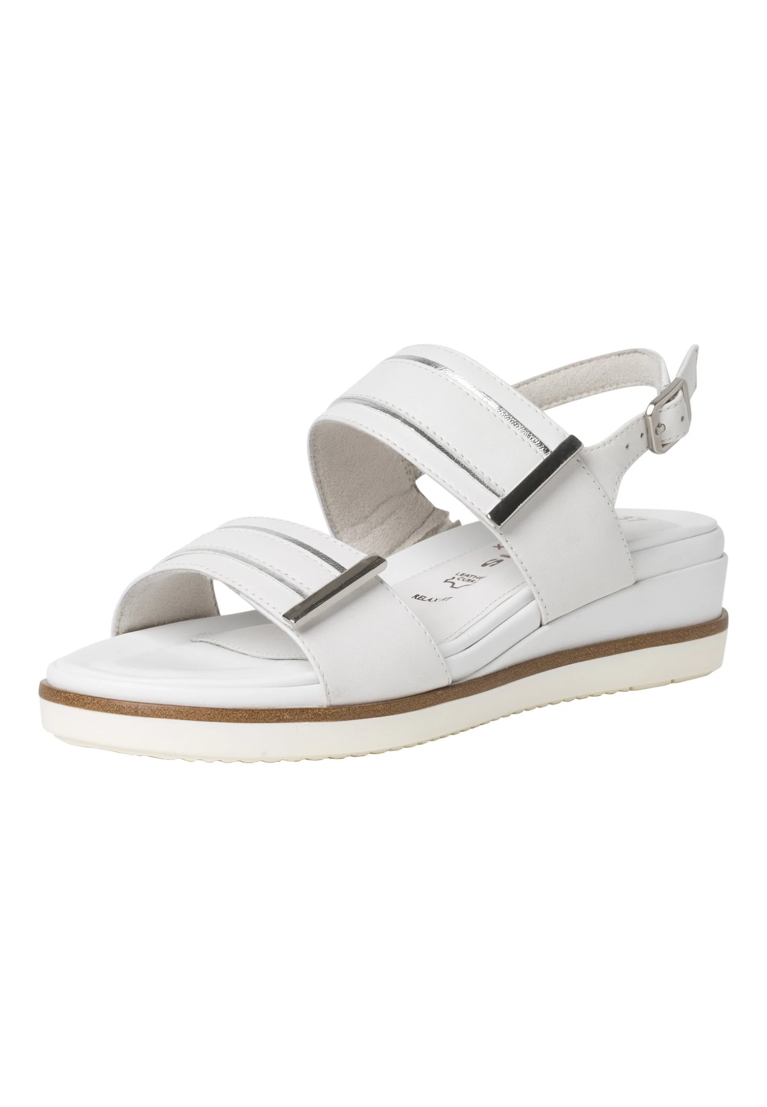 Tamaris Pure Relax - Sandalen Met Sleehak - White 2 Tamaris Pure Relax - Sandalen Met Sleehak - White - Afbeelding 2
