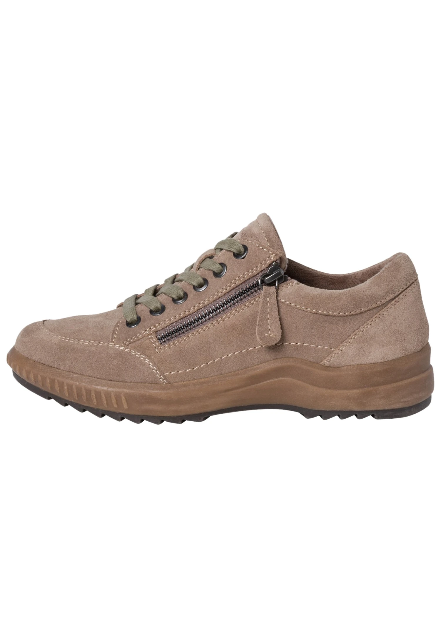 Tamaris Comfort- Sportieve Veterschoenen - Taupe 1 Tamaris Comfort- Sportieve Veterschoenen - Taupe