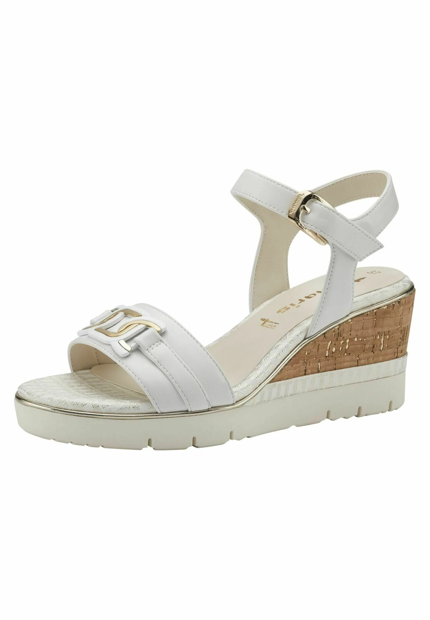 Tamaris Sandalen Met Plateauzool - White 2 Tamaris Sandalen Met Plateauzool - White - Afbeelding 2