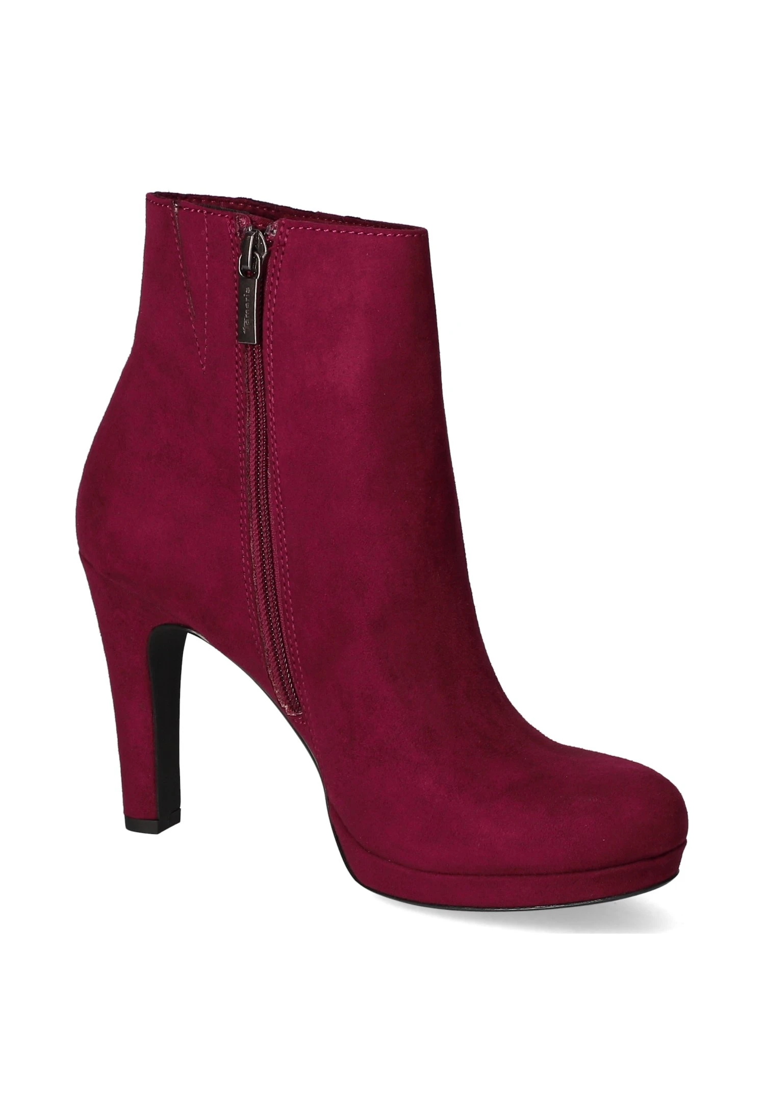 Tamaris Enkellaarsjes Met Hoge Hak - Rot 7 Tamaris Enkellaarsjes Met Hoge Hak - Rot - Afbeelding 7