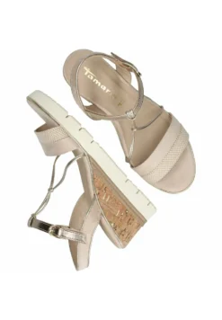 Tamaris Sandalen Met Plateauzool - Beige Comb -Tamaris Verkoopwinkel 5c7fbc43767a465a8887b358e29c4720