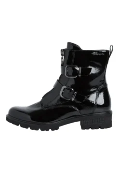 Tamaris Cowboy-/Bikerlaarsjes - Black Patent