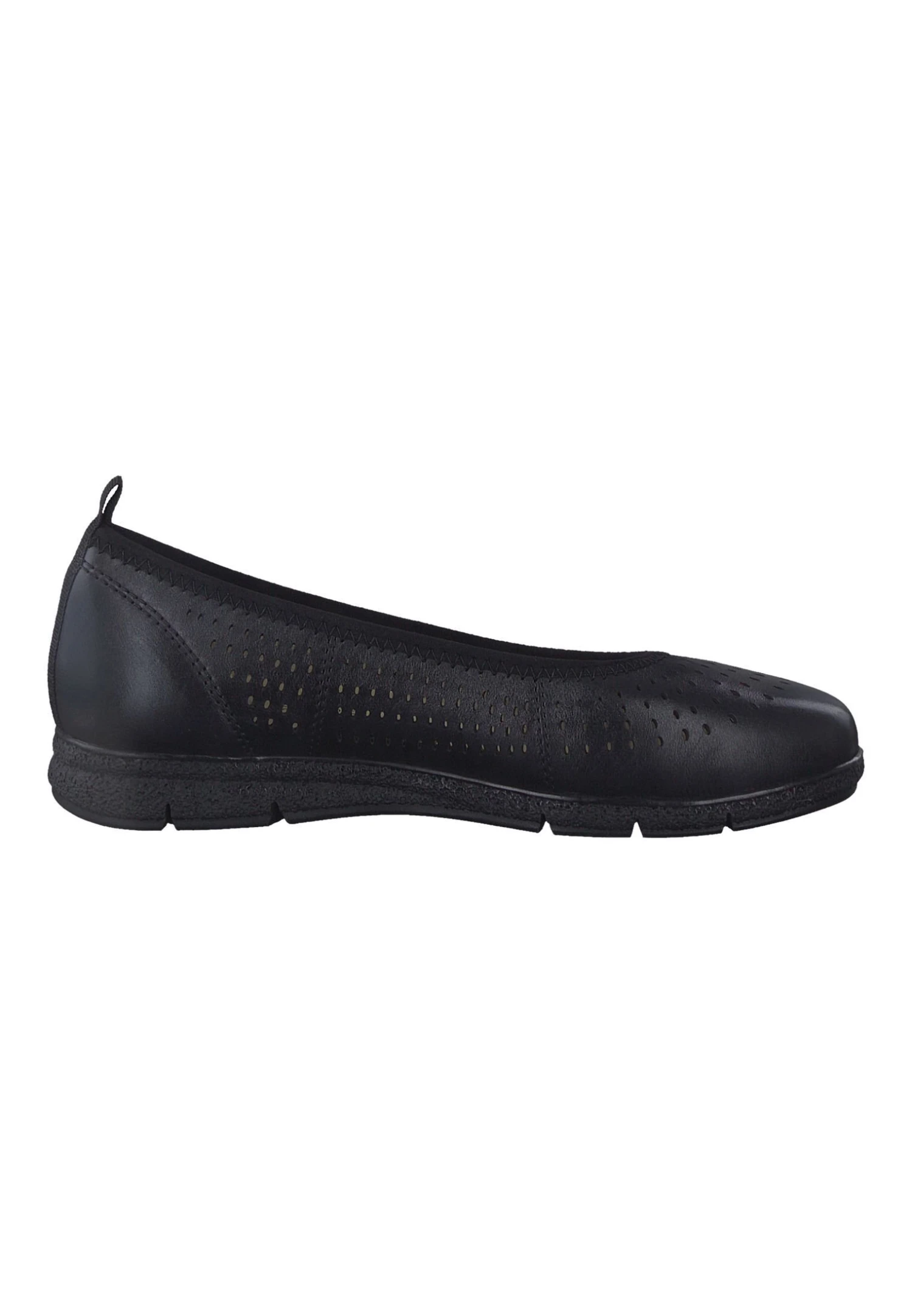 Tamaris Comfort- Ballerina'S - Black Nappa 3 Tamaris Comfort- Ballerina'S - Black Nappa - Afbeelding 3