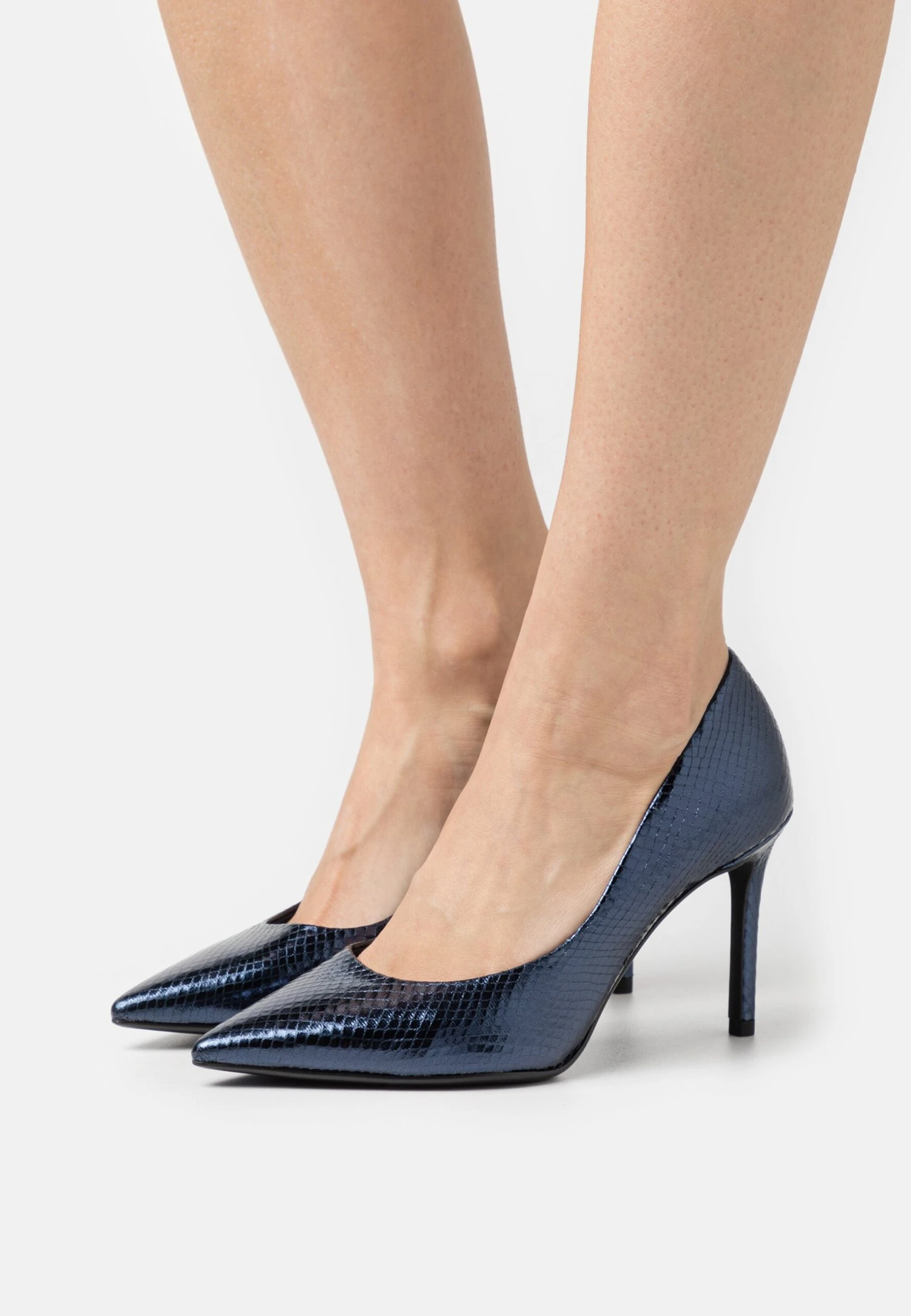 Tamaris Klassieke Pumps - Navy Metallic 1 Tamaris Klassieke Pumps - Navy Metallic
