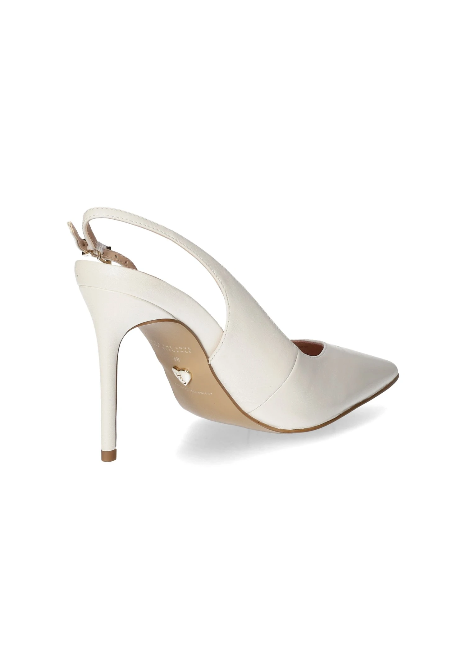 Tamaris Sling - Hoge Hakken - Weiß 4 Tamaris Sling - Hoge Hakken - Weiß - Afbeelding 4