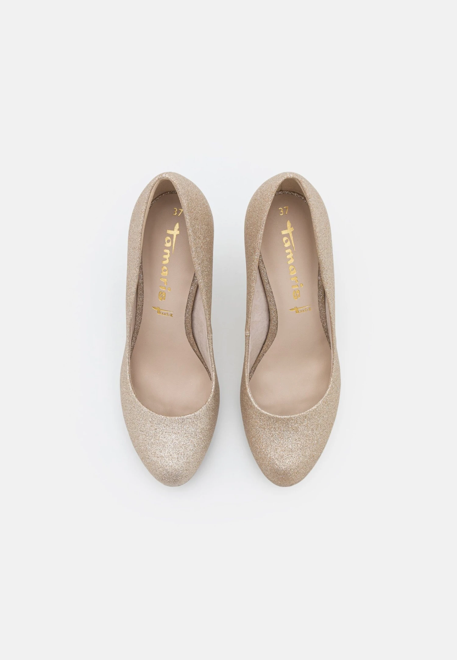 Tamaris Plateaupumps - Light Gold Glam 6 Tamaris Plateaupumps - Light Gold Glam - Afbeelding 6