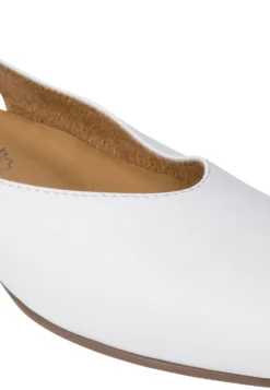 Tamaris Slingback Ballerina´S - White Leather -Tamaris Verkoopwinkel 74a1e3c5c0ca4ab881d02aa21bf8b996