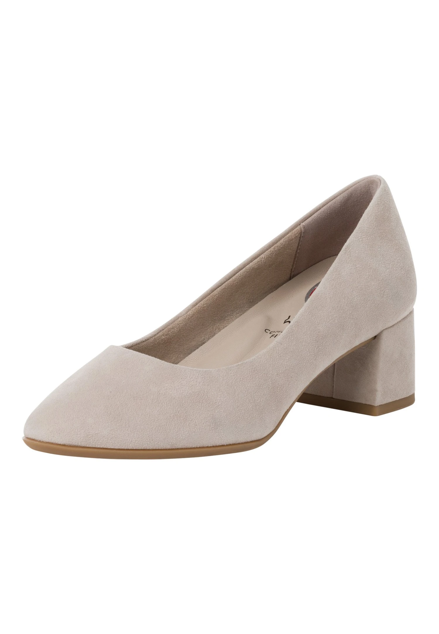 Tamaris Comfort - Ballerina'S - Taupe Suede 2 Tamaris Comfort - Ballerina'S - Taupe Suede - Afbeelding 2