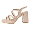 Tamaris Sandalen Met Hoge Hak - Nude Patent