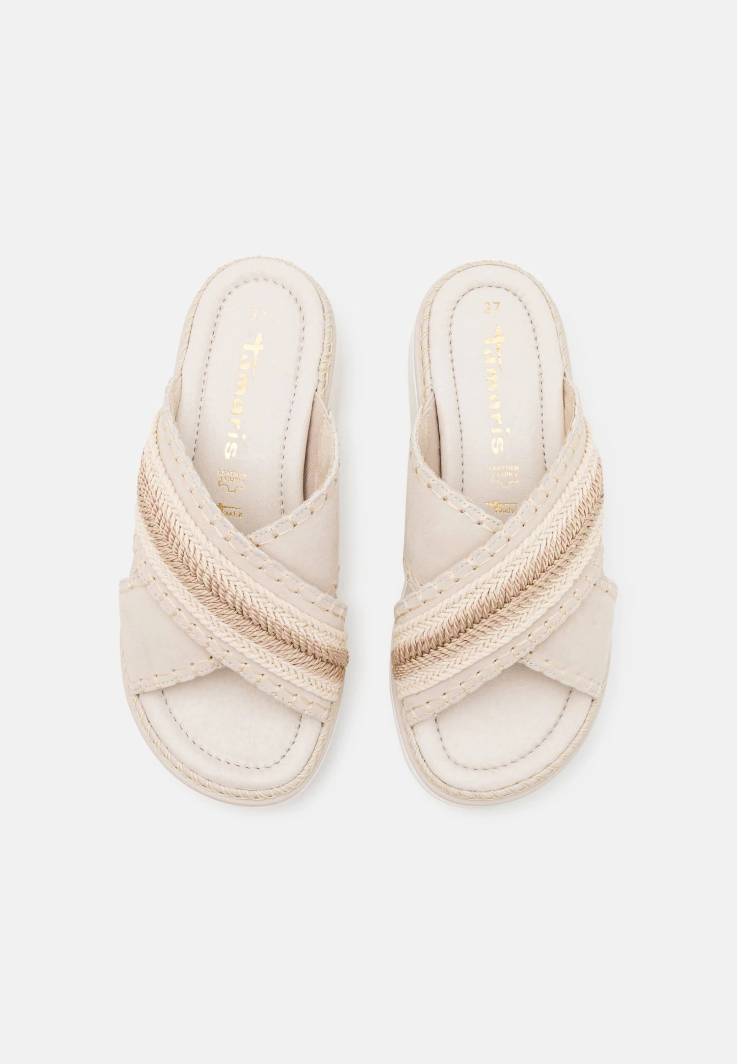 Tamaris Muiltjes Met Hak - Ivory 6 Tamaris Muiltjes Met Hak - Ivory - Afbeelding 6