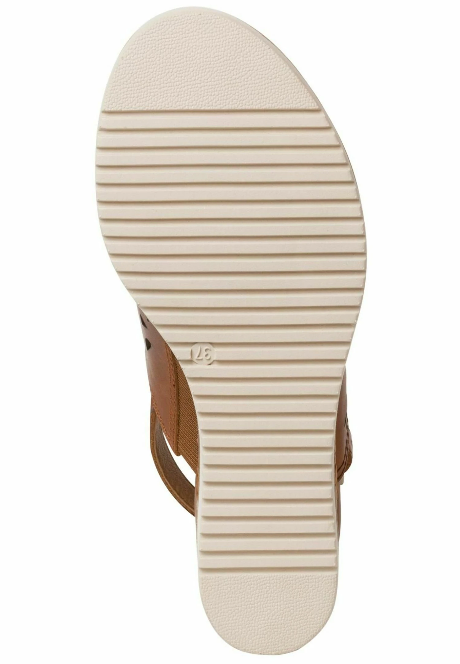 Tamaris Sandalen Met Sleehak - Cognac 4 Tamaris Sandalen Met Sleehak - Cognac - Afbeelding 4