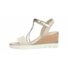 Tamaris Sandalen Met Plateauzool - Beige Comb