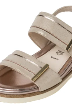 Tamaris Pure Relax - Sandalen Met Sleehak - Champagne Sued -Tamaris Verkoopwinkel 8600c73b0bd842e8a005ee9a5d072647