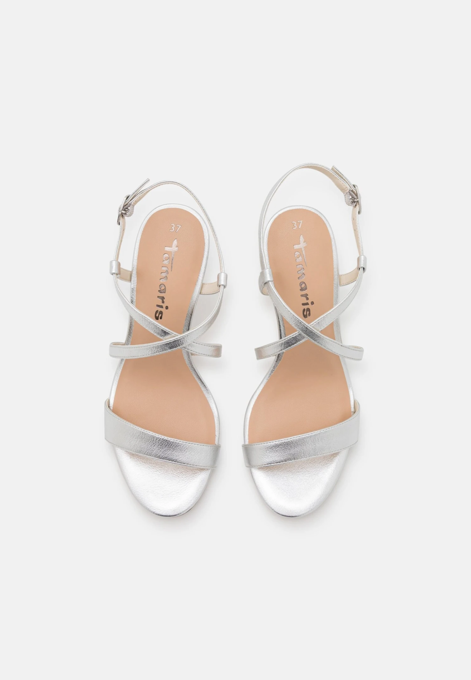 Tamaris Sandalen Met Hoge Hak - Silver 6 Tamaris Sandalen Met Hoge Hak - Silver - Afbeelding 6