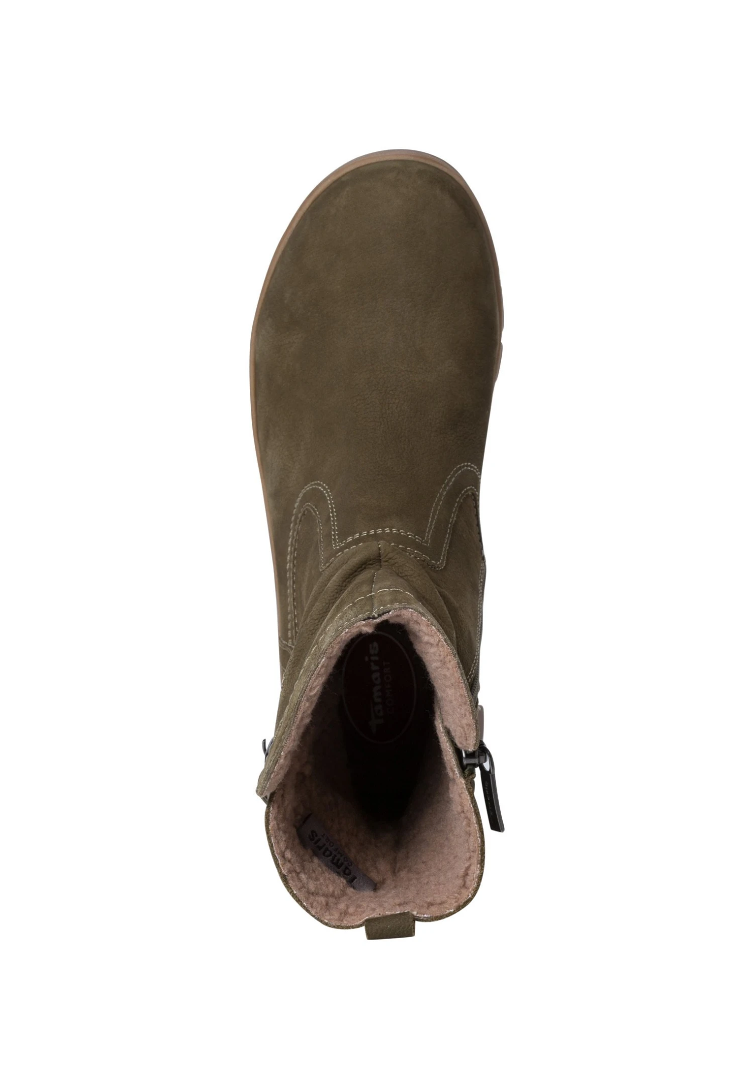 Tamaris Comfort - Snowboots- Khaki 3 Tamaris Comfort - Snowboots- Khaki - Afbeelding 3