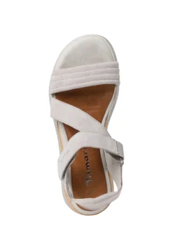 Tamaris Sandalen Met Sleehak - Light Grey -Tamaris Verkoopwinkel 873394f4bd58446d8d19a30f01b6f983