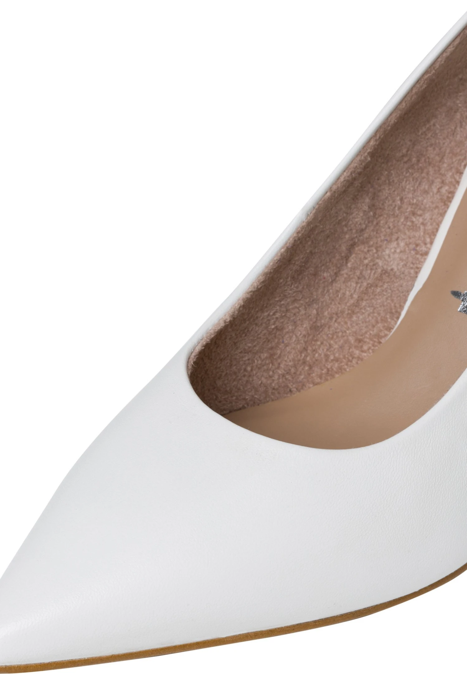 Tamaris Klassieke Pumps - White Leather 6 Tamaris Klassieke Pumps - White Leather - Afbeelding 6